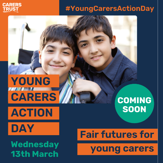 #YoungCarersActionDay is coming on Wednesday 13 March. Find out about young carers, everything they do to support sick and disabled family members and learn what you can do to help create Fair Futures For Young Carers: carers.org/young-carers-a…