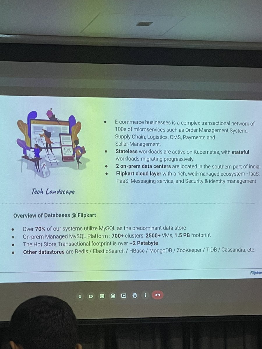 Attending the Flipkart x TiDB meet up last weekend was really cool

The talk by the lead SRE really got into their nitty gritty details of how they went about evaluating diff DB’s before settling on TiDB

Looking forward to the Rust meet up tomorrow