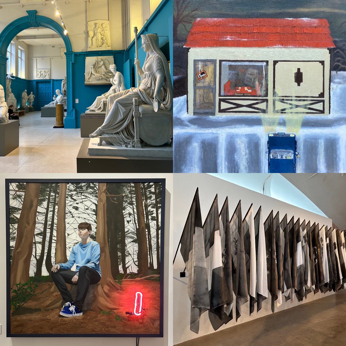 The exhibitions at the <a href="/CrawfordArtGall/">Crawford Art Gallery</a> in #Cork 🇮🇪 are incredibly diverse, moving &amp; inspiring, from the Canova Casts to the works by Mollie Douthit, Joy Gerrard &amp; Stephen Doyle, the latter as part of the "All Eyes On Us" exhibition @michaeljwaldron 
➡️rb.gy/26kxru