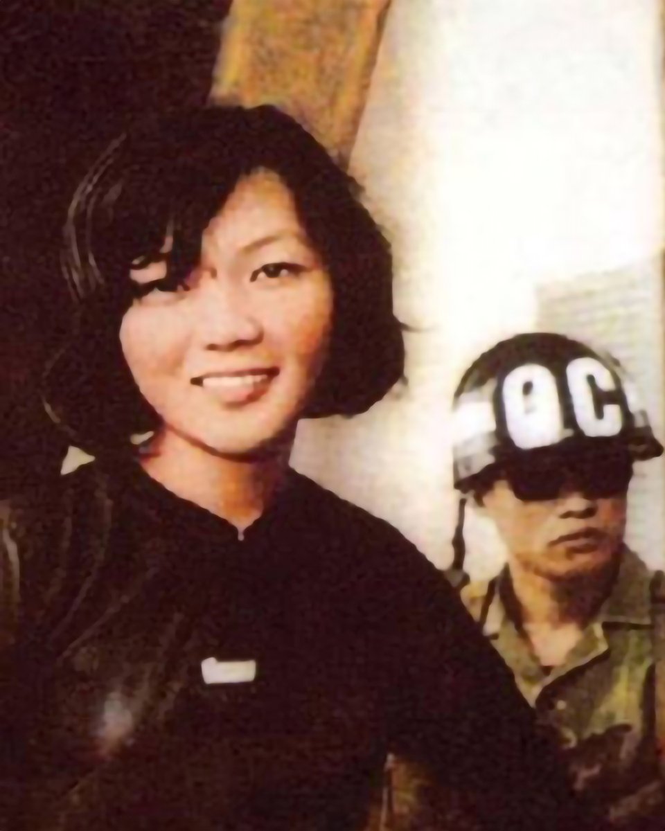 On #IWD we remember Vietnamese revolutionary Võ Thị Thắng. In this photo she's smiling after being sentenced to 20 years in a labor camp by the US puppet government of South Vietnam. When the judge issued her sentence, she said: '20 years? Your government won't last that…