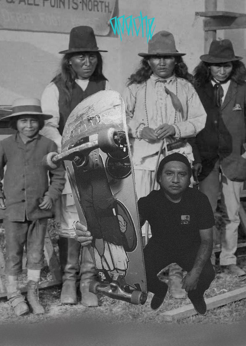 apachesk8boards's tweet image. Our 1st skate demos on the res were like