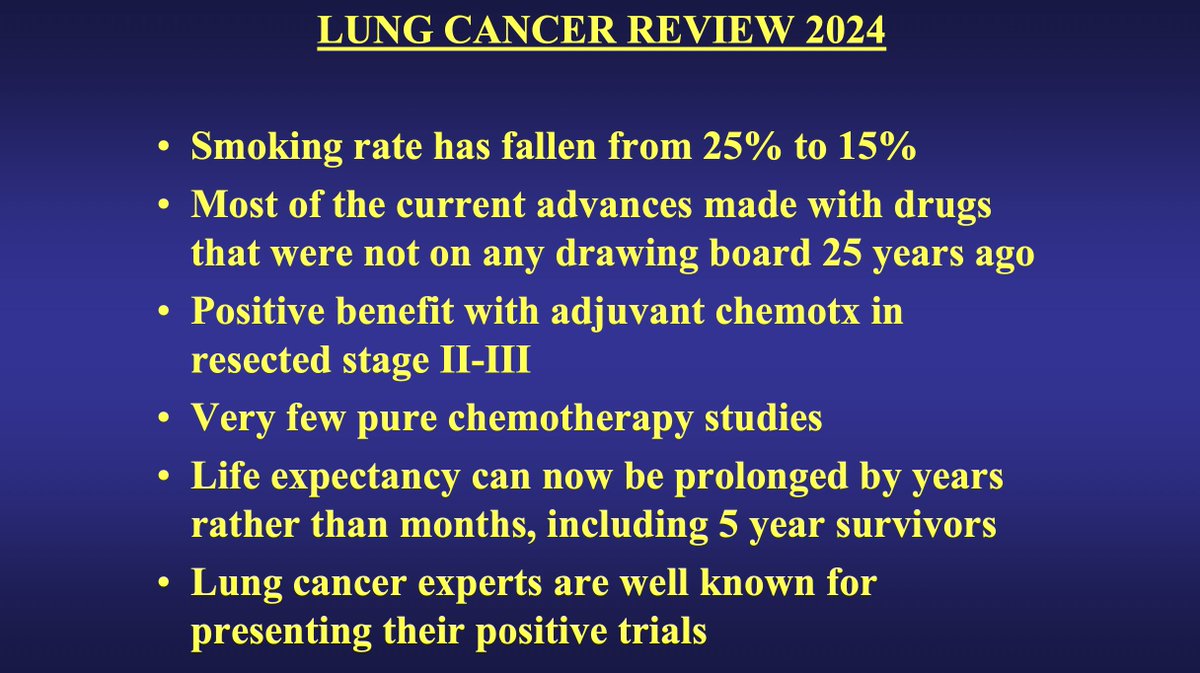 Highlight of the #IULungSymposium is getting to hear Dr. Larry Einhorn discuss the field. Poses critical questions for the field. One of the great speakers in thoracic oncology. #LCSM