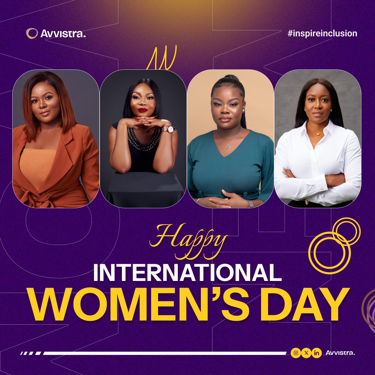 avvistra's tweet photo. "Heroes without capes in Tech"

We celebrate every female in their, uniqueness, strength, creativity, beauty &amp; elegance. 

Thank you for being multipliers in the littlest &amp; biggest way, in your cubicles &amp; in the open. 

We see you, we love you.

Happy International Women's Day!❤️ https://t.co/JwYyvU2bZz