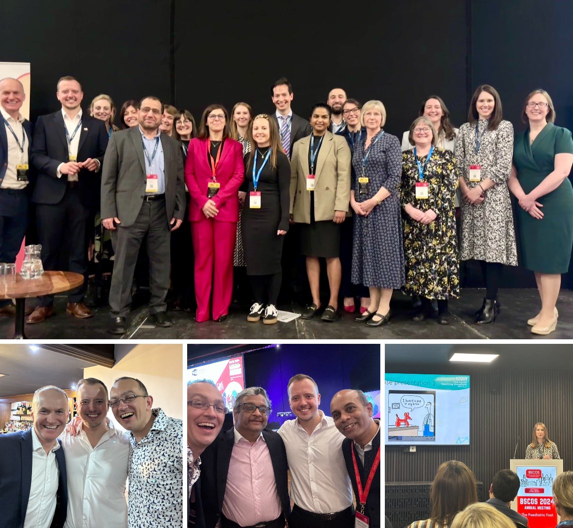 Another outstanding @BSCOS_UK conference Unbelievable showing from the @Kidsortho_leeds team. Expertly organised by our 🌪️ @laura_deriu Research supported by @NIHRresearch Showcasing clinical excellence International reunions Networking It had it all💪🦴 #BSCOS24 #AGCDRF