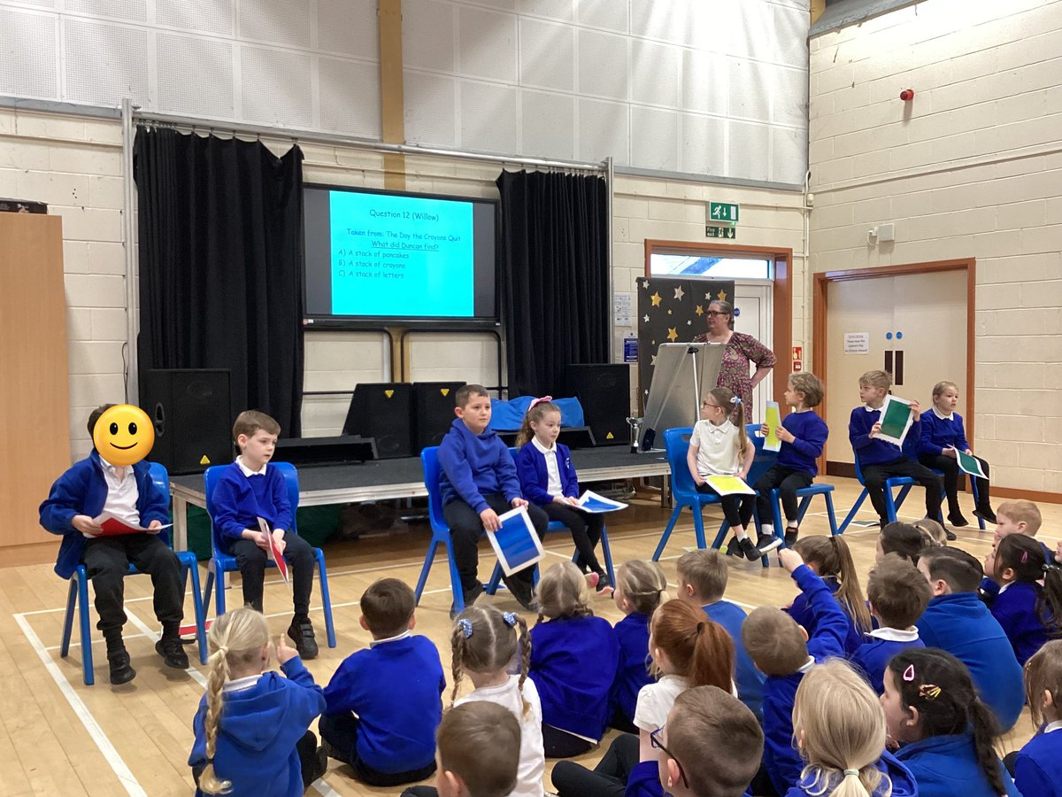 Willow class did amazingly in the school book quiz today. Everyone was quick to answer and enjoyed the event. #Bookweek2024 #readingmatters