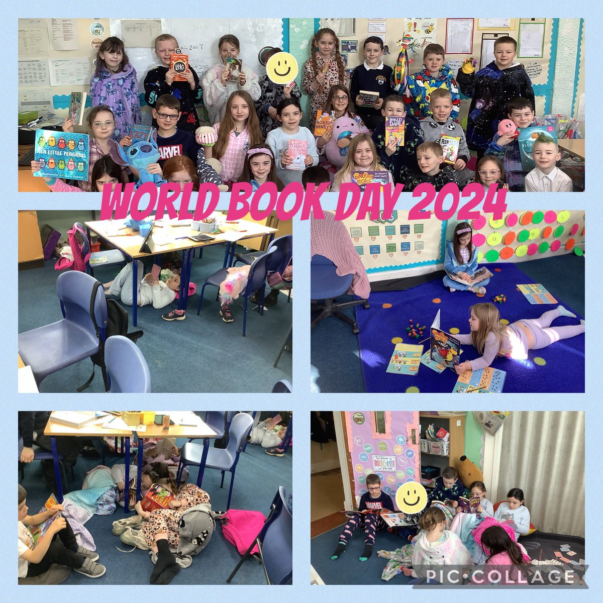 P4_3MorayPS's tweet image. We were all excited about World Book Day. We were certainly cosy in our pjs &amp;amp; oodies &amp;amp; enjoyed our DEAR (drop everything &amp;amp; read) time too📚👍@MPSReading #WorldBookDay2024