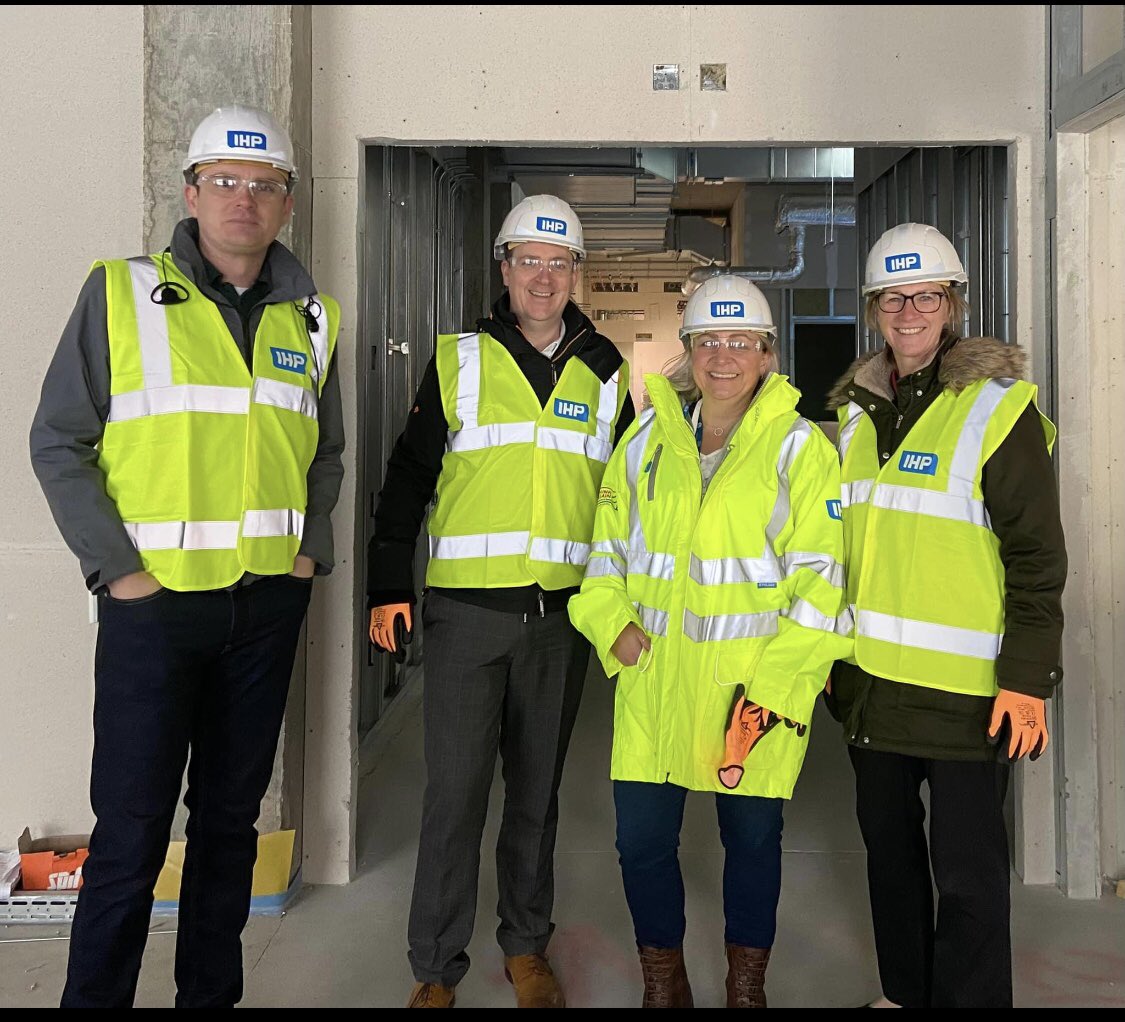 Great to get onto site & see the progress of our new Emergency Dept @PHU_NHS ,opening in Nov 2024-exciting times & great to offer the best environment alongside the best care for our patients & teams