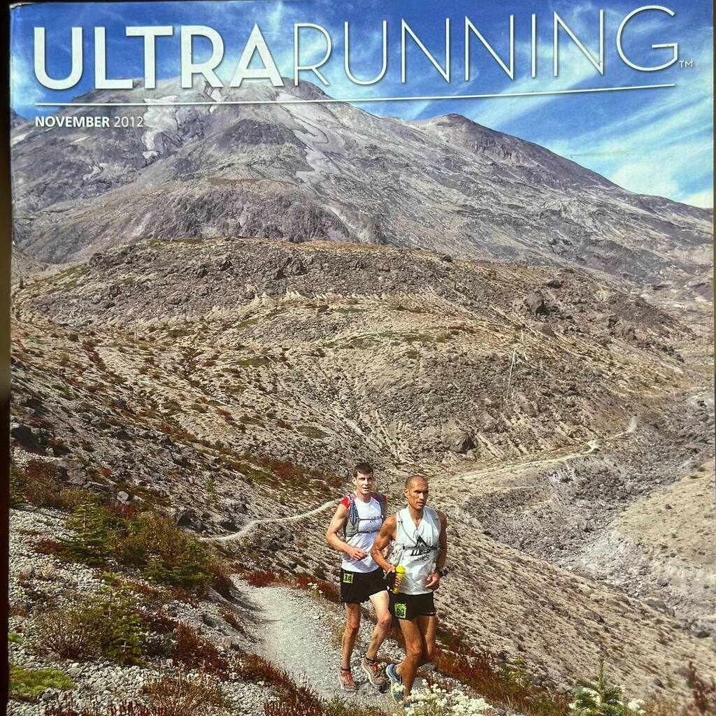 Whoa. I was just looking for something in my garage, & found this #throwback cover boy shot on @ultrarunningmag from 2012! Shoutout to my guy @brianthedonnelly (pictured) who’s currently on a big adventure w @thewilliegmcbride in Grand Canyon! This m… instagr.am/p/C4QnRXWx_pb/