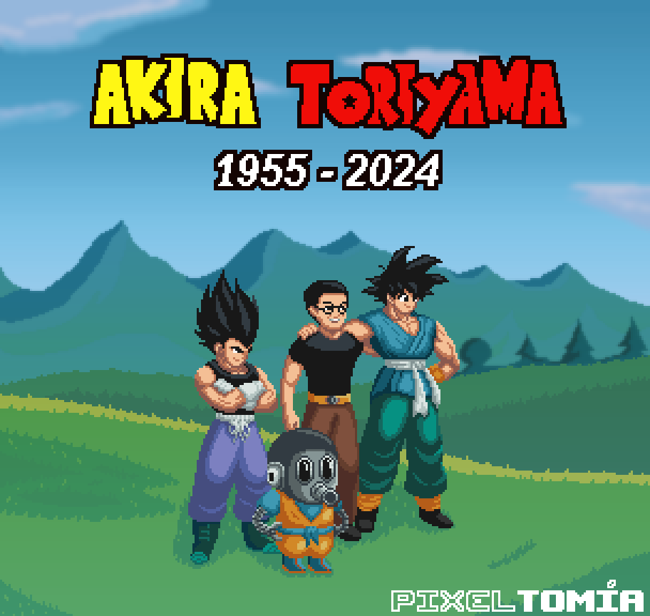 PixelTomia's tweet photo. Here's to you, Akira Toriyama

#dragonballz #akiratoriyama #pixelart #dragonballsuper https://t.co/9BiMJXRdmk