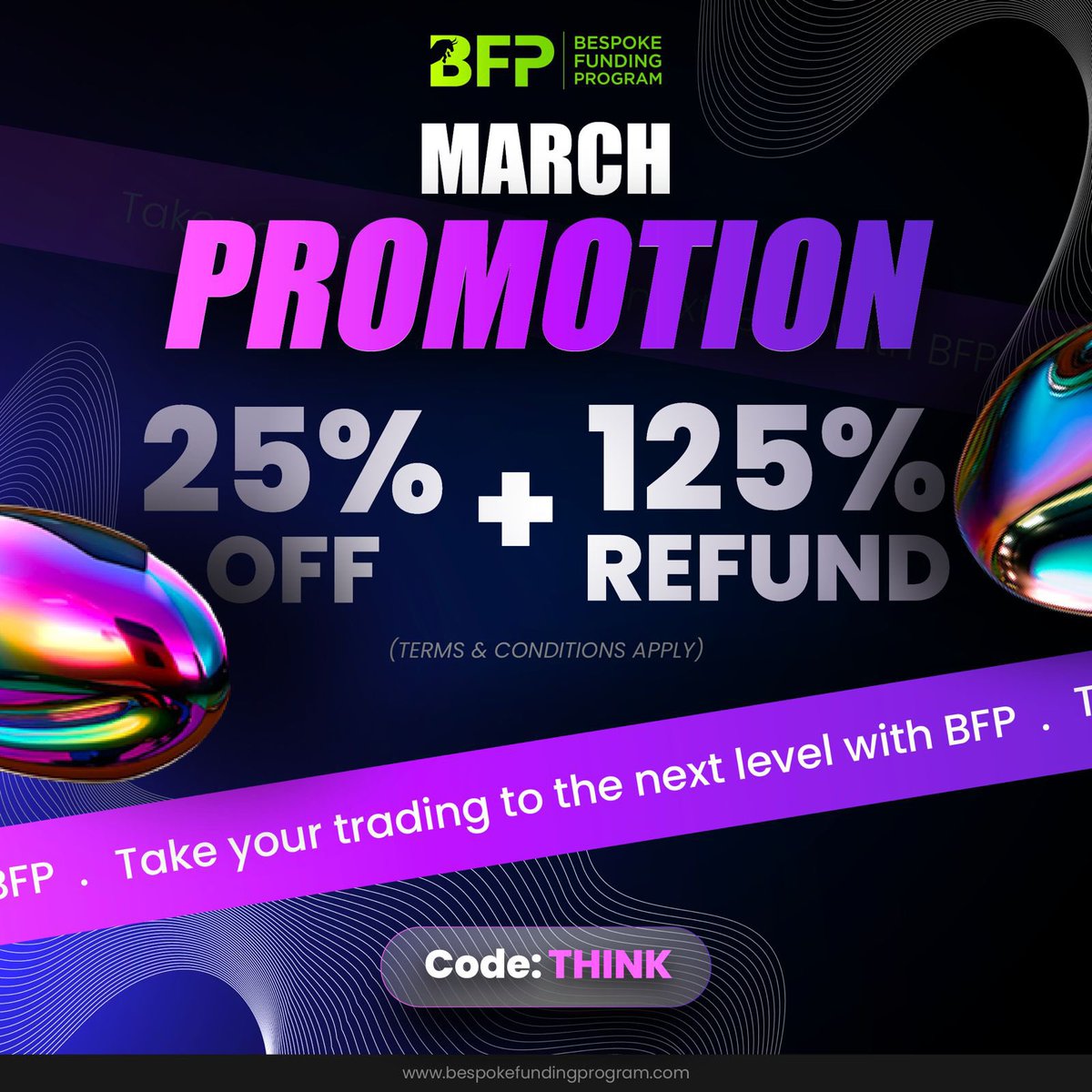 🚨🚨 GIVEAWAY TIME 🚨🚨

I'll be giving out 5 $10k Challenge Accounts to 5 lucky people 💚

FOLLOW ALL INSTRUCTIONS BELOW‼️

1. Join the Bespoke Naija Telegram Community 👉 t.me/BFPNigeria 

2. Follow @BFPNigeria, @Bespoke_Funding, and <a href="/neehyeehwah/">Trader Nenyenwa 📊📈💎</a>

3. Like and repost!!!