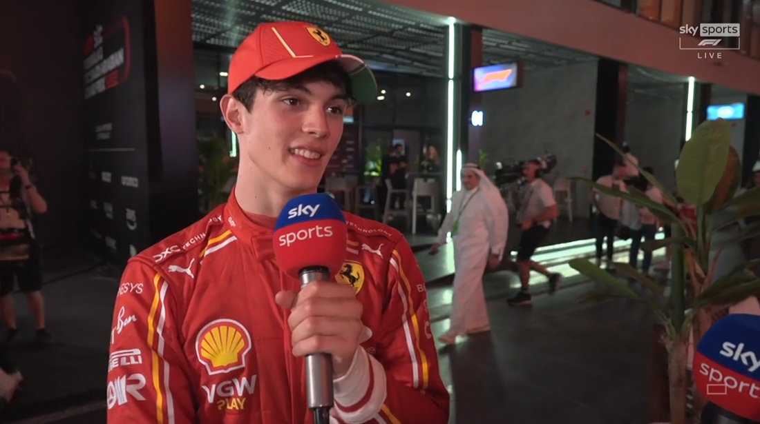 Ollie Bearman: "in F2 you drive to the limit of the car, in F1 you drive to the limit of the driver."