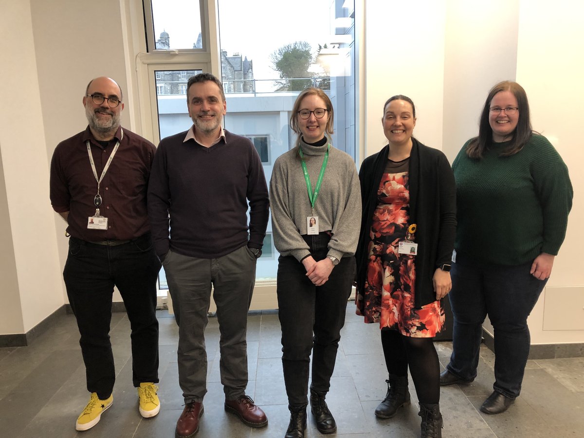 Congratulations to the very talented and newly-vivaed Dr Hobbs! Many thanks to <a href="/CreeveyLab/">Creevey Lab</a> for a great job as external (the viva sounded fun!) - flanked here by <a href="/TraceyGloster/">Tracey Gloster</a> and me as extremely proud supervisors <a href="/univofstandrews/">University of St Andrews</a> <a href="/SCompbiol/">SIPBS CompBiol</a> <a href="/SIPBS_Strath/">StrathPharm&Bio</a>