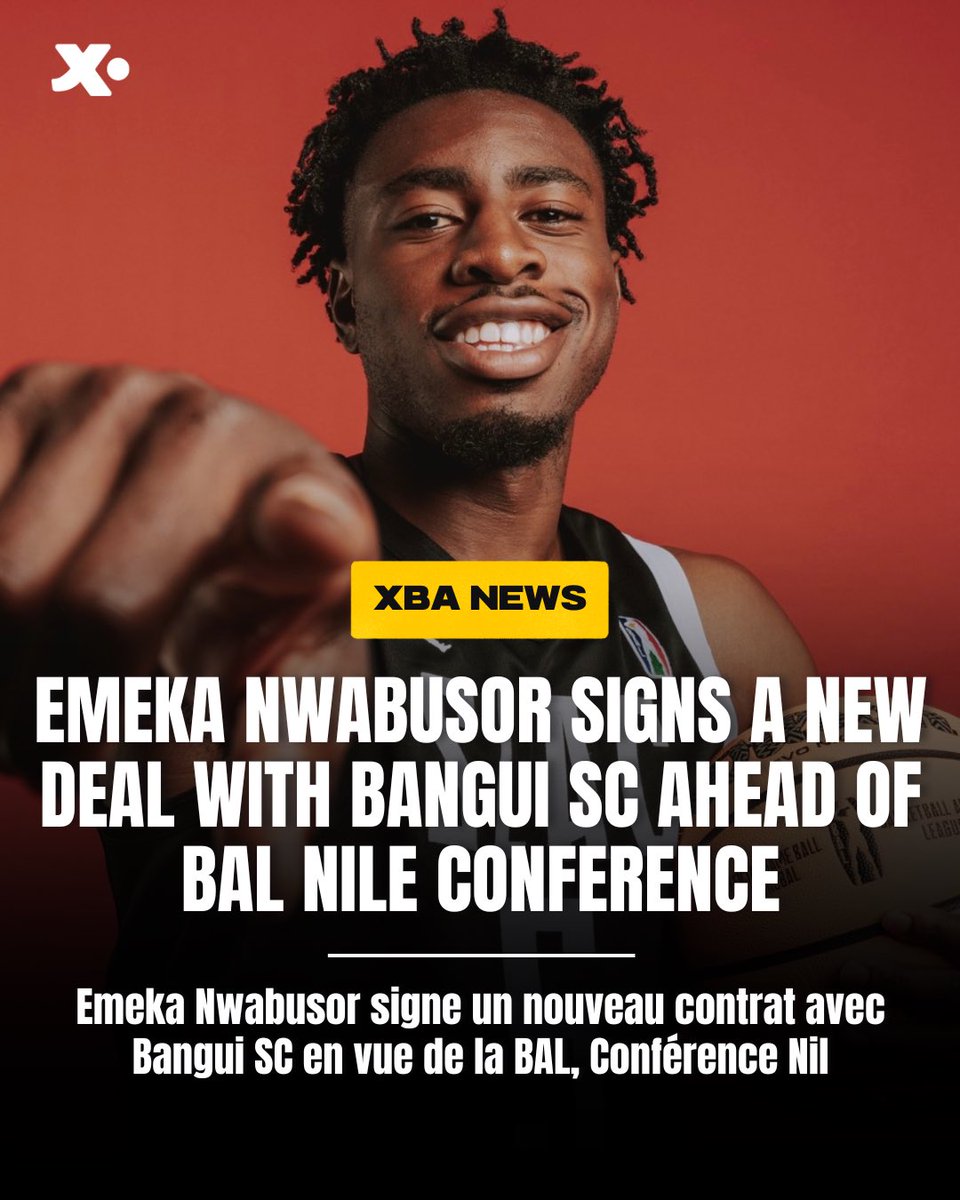 @Mikeyhooops joins @BanguiSportingC 🚨🇨🇫 #basketball #theBAL #africa 🌍🏀