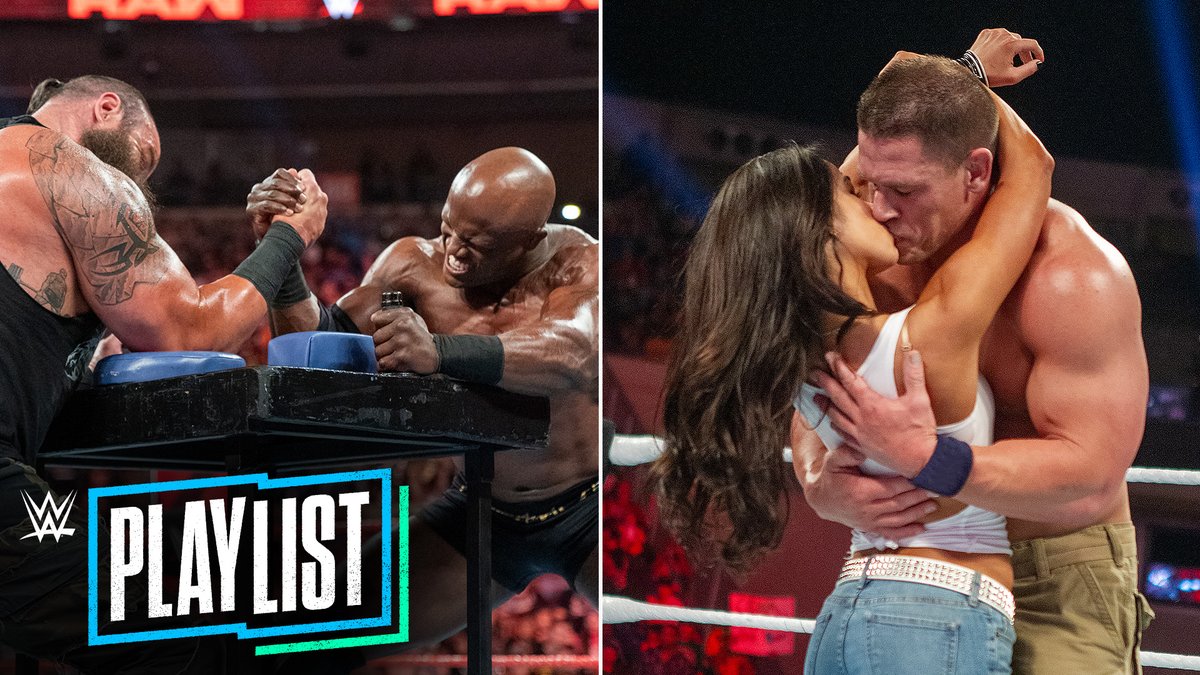 WWE celebrates 1️⃣ 0️⃣ 0️⃣ million subscribers with 20 of the most-viewed clips in the channel’s history, featuring steamy kisses, arm wrestling matches, emotional Royal Rumble Match wins and more!

#WWEPlaylist ▶️ youtube.com/watch?v=dLvYNL…