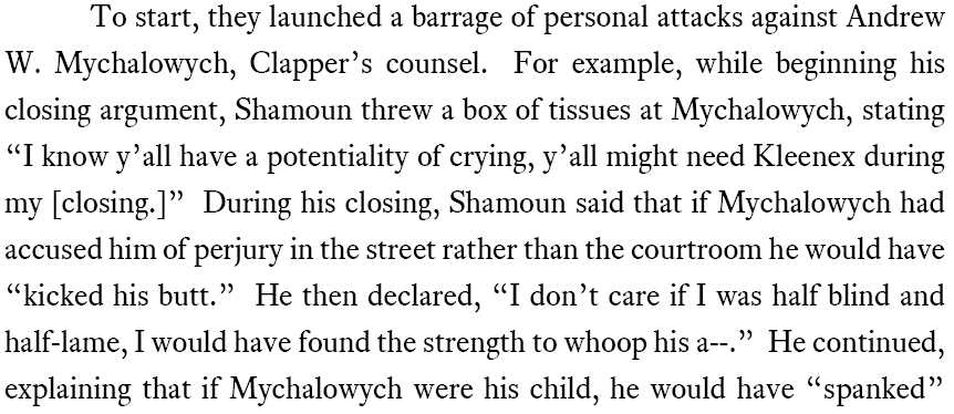 Oohh #appellatetwitter something you don't see every day! Brand new 5th Circuit opinion reversing a trial court judgment following a jury trial based on improper jury argument by defense counsel, Case 21-10805, Clapper v. American Realty Investors 👀