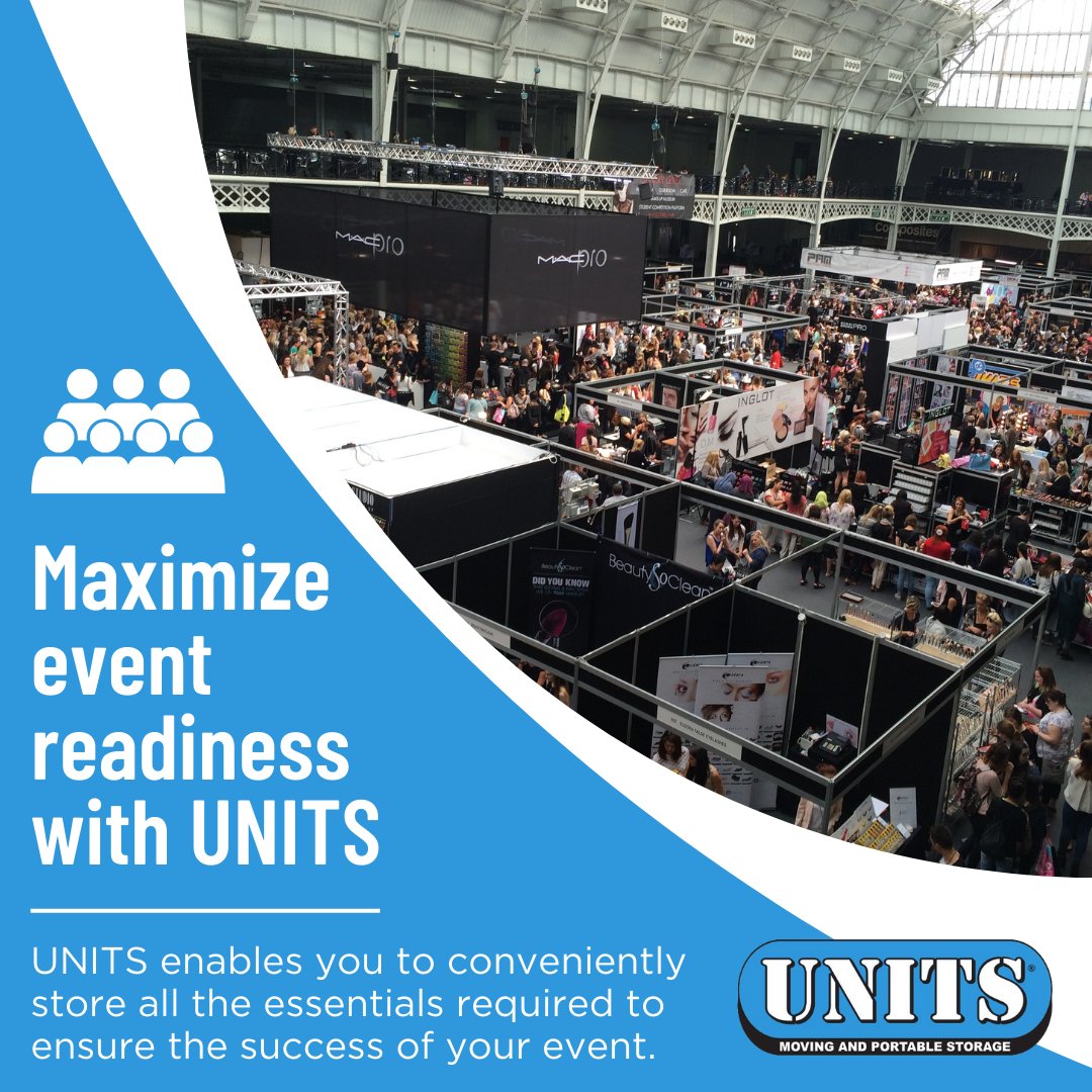 Seamlessly store and transport event essentials for smooth setups every time. Learn more: bit.ly/3IebImp

#UNITS #UNITSStorage #portablestorage #storage #moving #conventioncenters #airports #meetings #restaurants #hotels 
#Northeast #Ohio #Cleveland #Akron