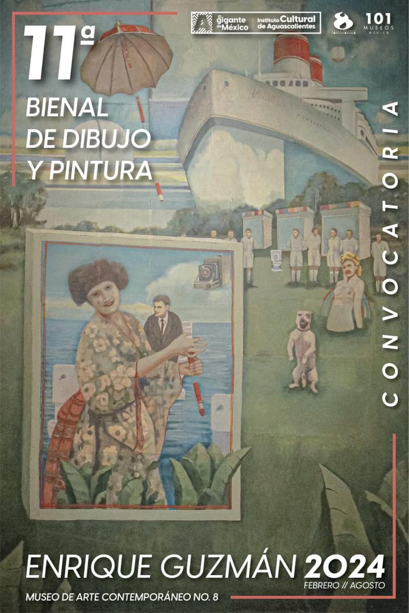 Ya está abierta la convocatoria participar en la 11.ª Bienal de Dibujo y Pintura Enrique Guzmán 2024.La convocatoria con las bases para participar puede descargarse en el siguiente enlace: 📷 aguascalientes.gob.mx/ica/pdf/convEG….