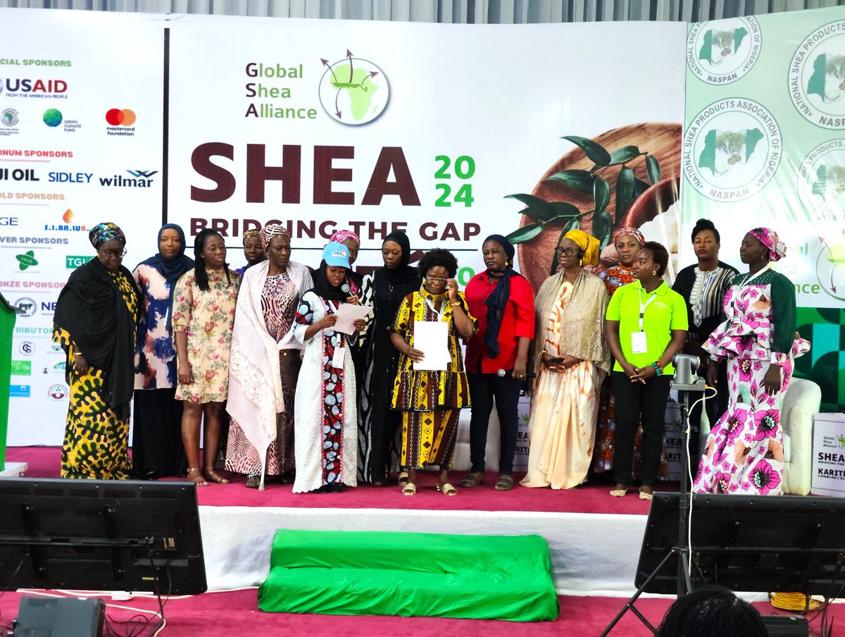 Excited to have attended the 3-Day <a href="/GlobalShea/">木子（2号机）</a> Conference with the theme "Bridge the Gap" and proud to have signed the Call for Action for Shea 2024 Abuja Declaration! 

Which is committed to preserving Shea parklands, nurturing native Shea trees, and empowering women Shea

1/3