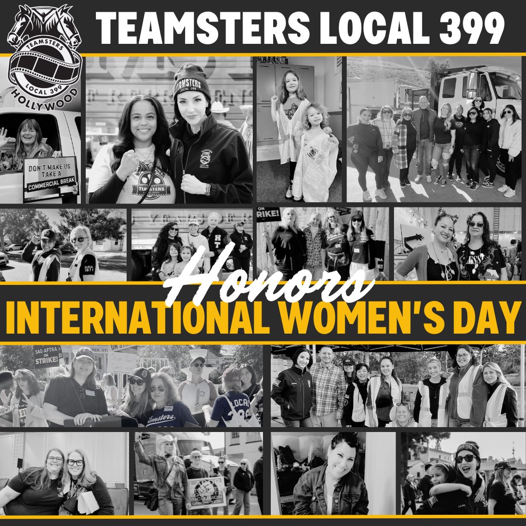 Honoring International Women’s Day today, while gearing up to continue the fight tomorrow for equity, safety, inclusion & protections to the rights of ALL women. We’re grateful for our hardworking Teamster Women that grow the strength & power in our Union. #InternationalWomensDay