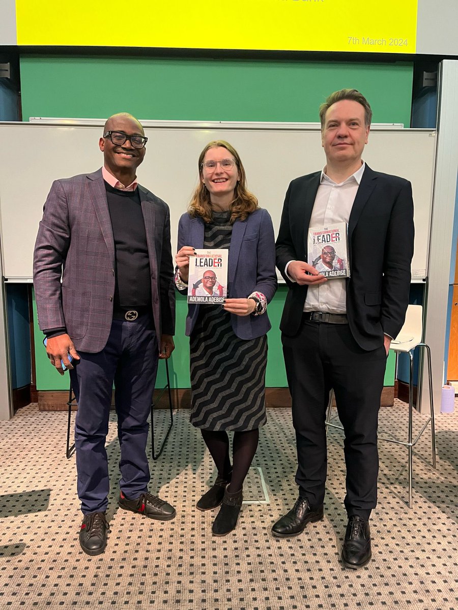 aadebise's tweet photo. Had the pleasure of visiting the esteemed Judge Business School at Cambridge University yesterday, engaging with an insightful group of faculty members and students from the MBA and PhD programmes. Our discussion centred around the pioneering ALAT digital bank case study. https://t.co/VQWAAWal12