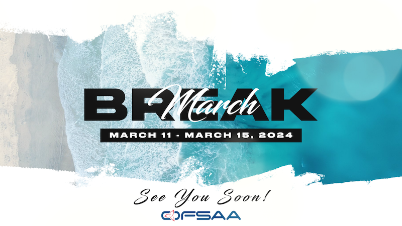 Have a fun and safe #marchbreak from all of us at OFSAA!