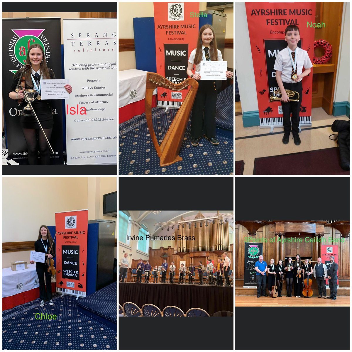 North Ayrshire Music Service (@nacmusicservice) on Twitter photo A brilliant first week of the Ayrshire Music Festival. Congratulations to all the performers from all over the Ayrshires. So much talent!! A small selection of the NA performers awarded first place. <a href="/NAC_Education/">North Ayrshire Education</a> <a href="/North_Ayrshire/">North Ayrshire Council</a> <a href="/AyrshireFiddle/">Fiddle Orchestra</a> <a href="/kilwacadmusic/">KilwinningAcad Music</a> <a href="/music_greenwood/">Greenwood Music</a> A brilliant first week of the Ayrshire Music Festival. Congratulations to all the performers from all over the Ayrshires. So much talent!! A small selection of the NA performers awarded first place. <a href="/NAC_Education/">North Ayrshire Education</a> <a href="/North_Ayrshire/">North Ayrshire Council</a> <a href="/AyrshireFiddle/">Fiddle Orchestra</a> <a href="/kilwacadmusic/">KilwinningAcad Music</a> <a href="/music_greenwood/">Greenwood Music</a>