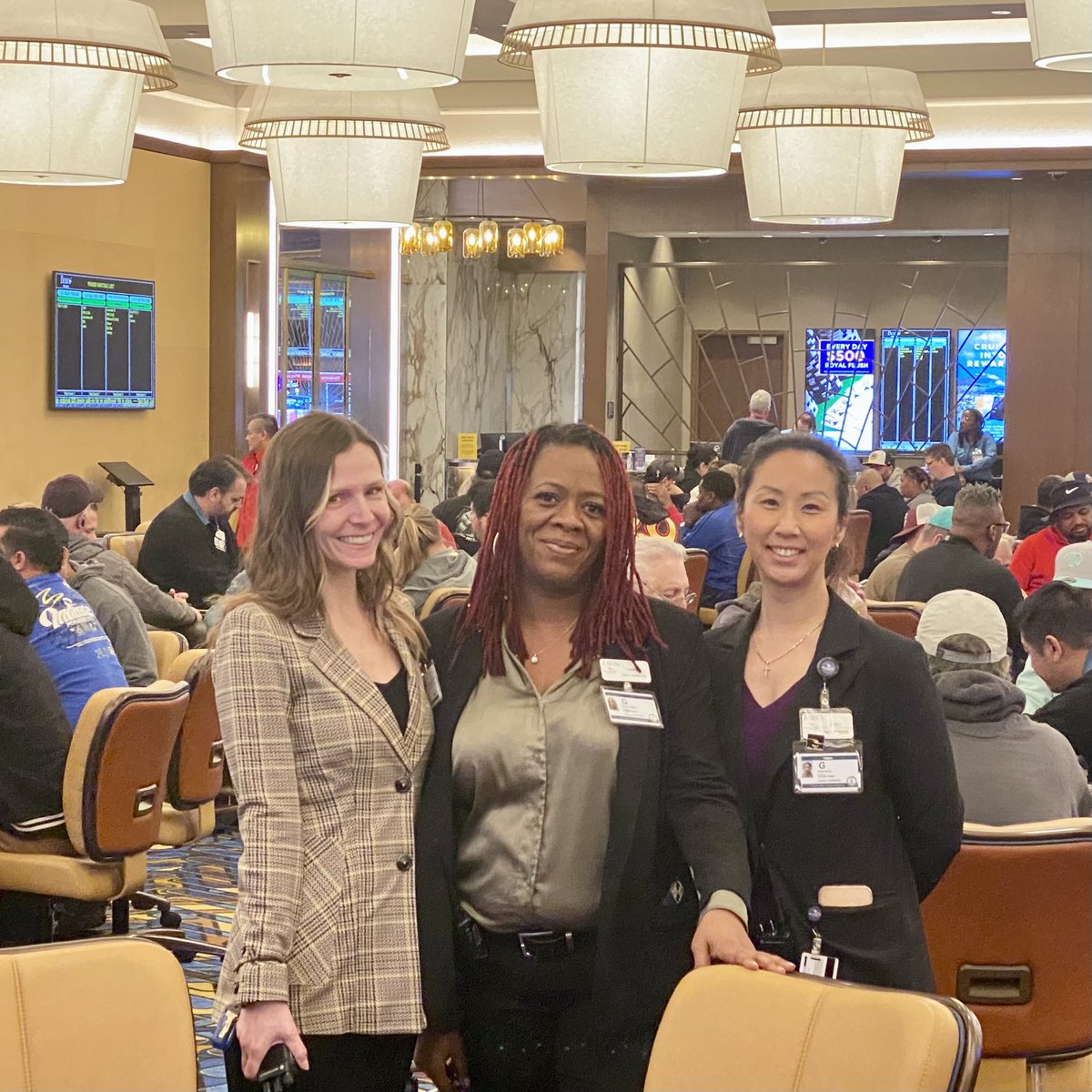 Celebrating international women’s day!!! <a href="/riverspokerport/">Rivers Portsmouth Poker Room</a> we are committed to fostering a safe and welcoming environment for the ladies that play poker. I’ve chosen to hire more women as supervisors and managers to ensure our female players feel as if they have a voice. #IWD2024