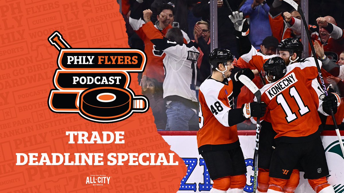 We’re live from THE CHEGG in 20 minutes: youtube.com/live/TZztfelkA…

#LetsGoFlyers | #TradeDeadline