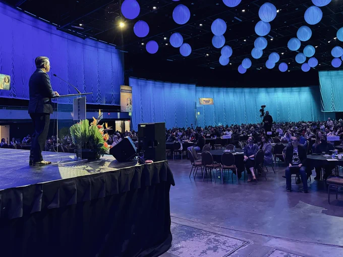 AG Bonta speaking at the Housing California Conference