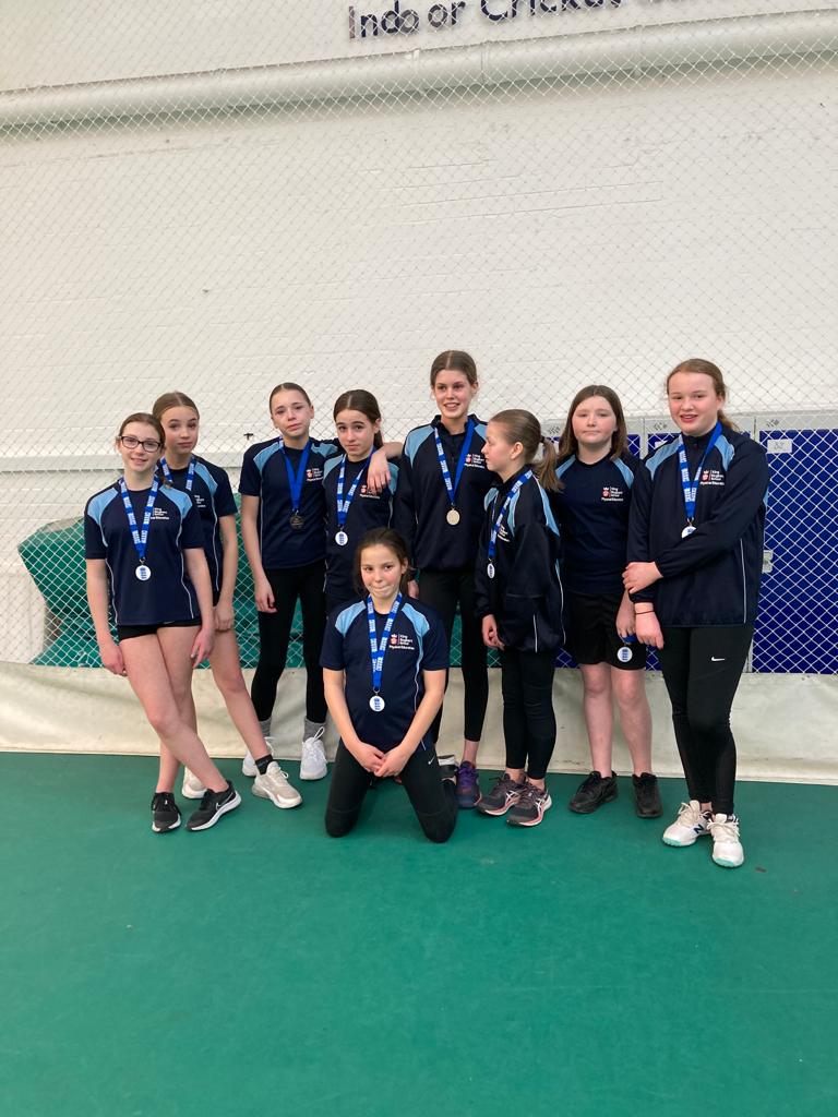 Yorkshire Schools Indoor Finals - U13 Girls Very competitive day at headingley. 8 schools from across the county battled it out to be crowned Yorkshire Champs Congrats @macmillanschool beating @KingEcgbertPE on the last ball of the game in the final Good luck in the next round!