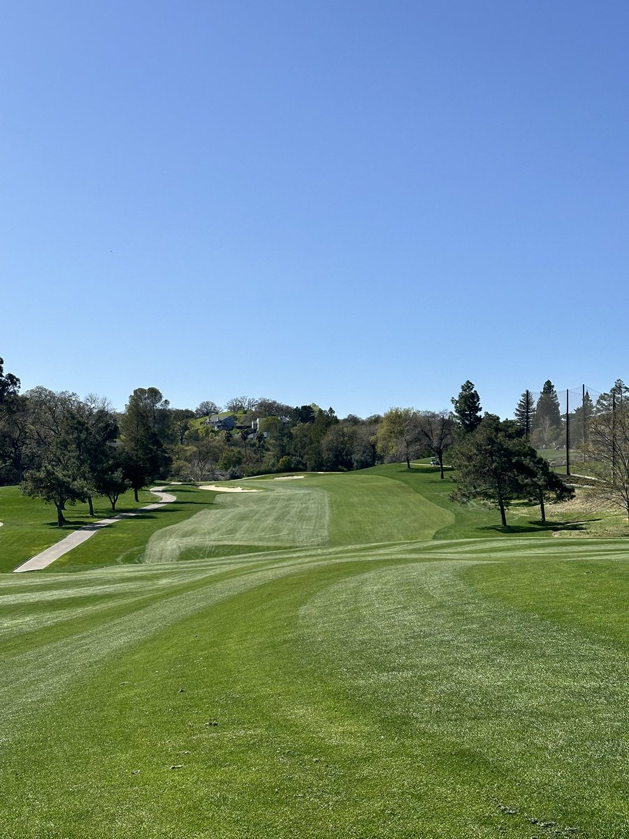 A member saw me checking greens heads this afternoon and said, “Tough day at the office.” Most days it doesn’t even feel like working, but especially not on days like today.
