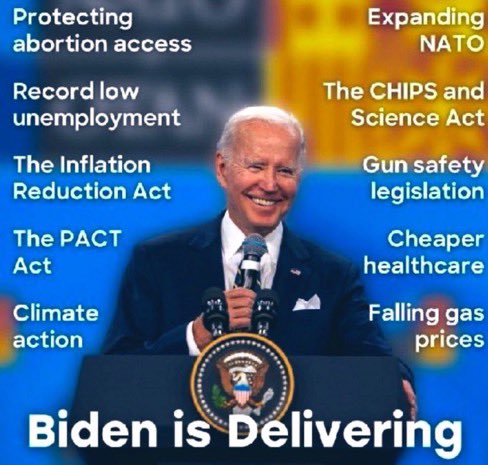 @Victorshi2020 So proud of president Biden, and so proud to be a democrat right now! Best economy in the world! #4MoreYears #BidenHarris2024