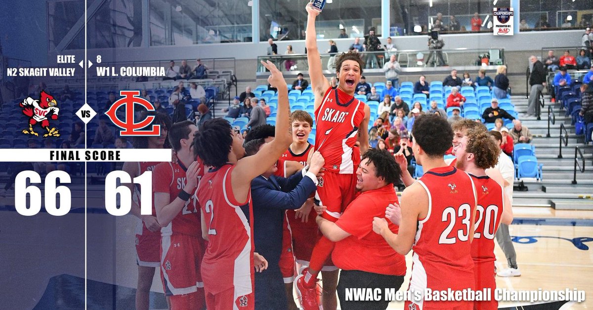 What a game! Your Cardinals are headed to the FINAL FOUR! 

🏀 | Skagit Valley College 66, Lower Columbia College 61

#NWACmbb