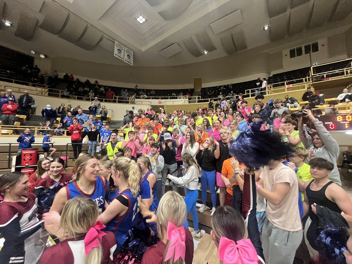 SeamanAthletics's tweet photo. 5A Girls State Semifinal Basketball - Final Score: Seaman Lady Vikes Basketball defeated Andover, 49-45. Lady Vikes advance to State Championship game at 6:15pm Saturday. @SeamanBoysBball @ladyvike_bball @UnitedKSConf @TopsportsN  @SeamanSchools @SeamanAthletic @travisbrownhc75 https://t.co/7Rt1gWBO0d