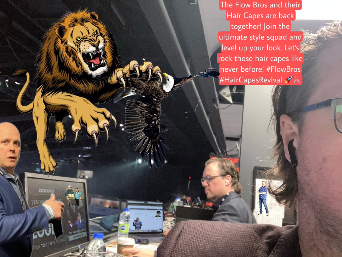 seanrcampbell's tweet photo. Gameday.
@gourmet_hockey is back in the booth with me!
@RocketLaval vs @monstershockey 7pm on @TSN690
#FlowBros #Radio https://t.co/dRlbbfvgID