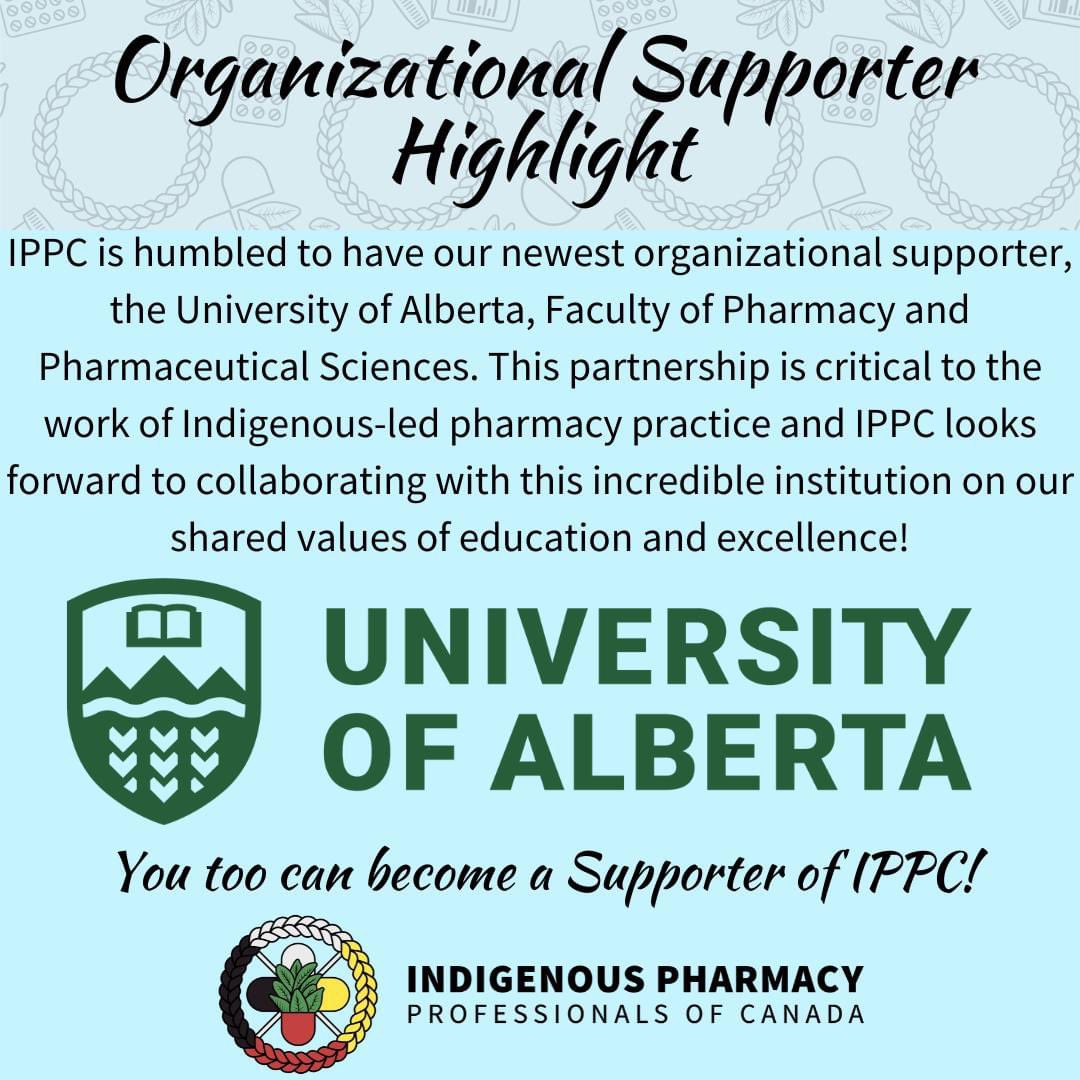 Thank you to the Faculty of Pharmacy and Pharmaceutical Sciences at the @UAlberta for truly “leading with purpose”. Much collaborations for Indigenous-led pharmacy practice evolution in 2024!