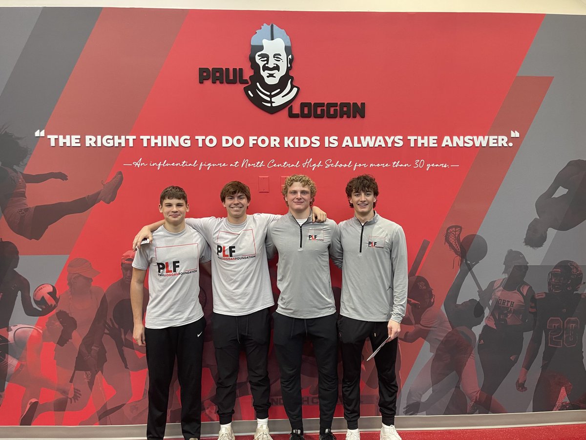 Panther Baseball Players Kole Kreinhagen-Abel Flessner-Heath Kizer and Patrick McPherson are Paul Loggan Foundation Student Union members and were on hand for today’s  Ribbon Cutting/Dedication!
