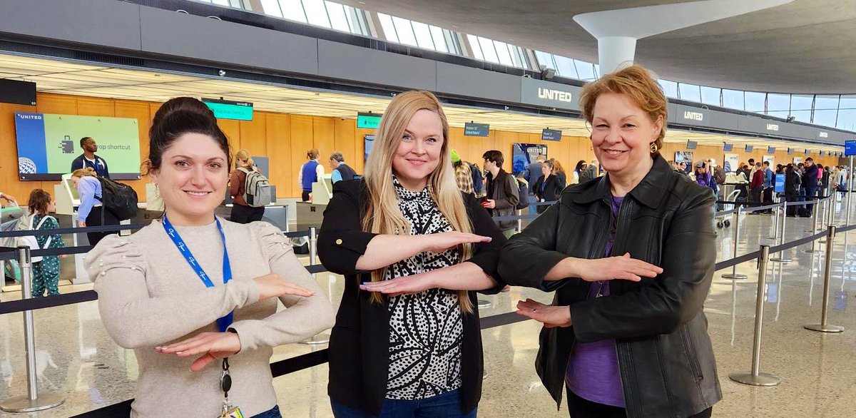 FraportUSA's tweet photo. Celebrating International Women’s Day at the airports! 💜 #InspiredInclusion #InternationalWomensDay2024 https://t.co/bRDx89JOR2