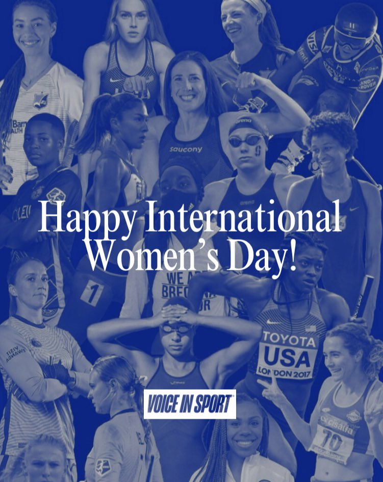 Celebrating women everyday! Happy International Women’s day! #moreVIS #voiceinsport #IWD