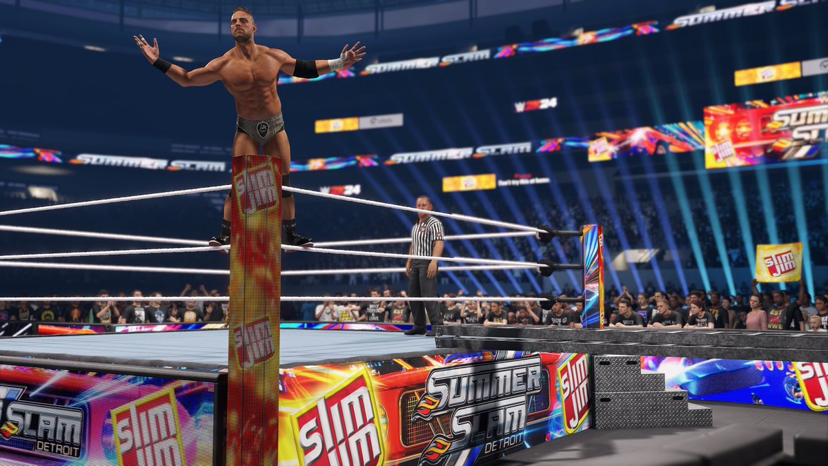 SlimJim's tweet photo. how about that #WWE2K24 release 👀 @WWEgames https://t.co/seuV9xihAK