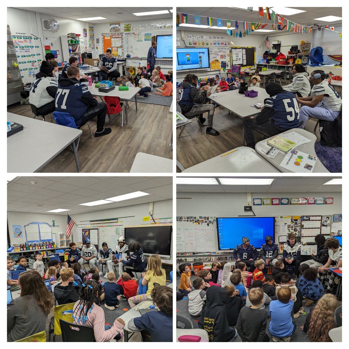coachalbrecht50's tweet photo. moments like this are what makes coaching special. my guys making Lanigan students day! proud of these student athletes @Fhsfball  #fpssuccess https://t.co/FmohesMpJv