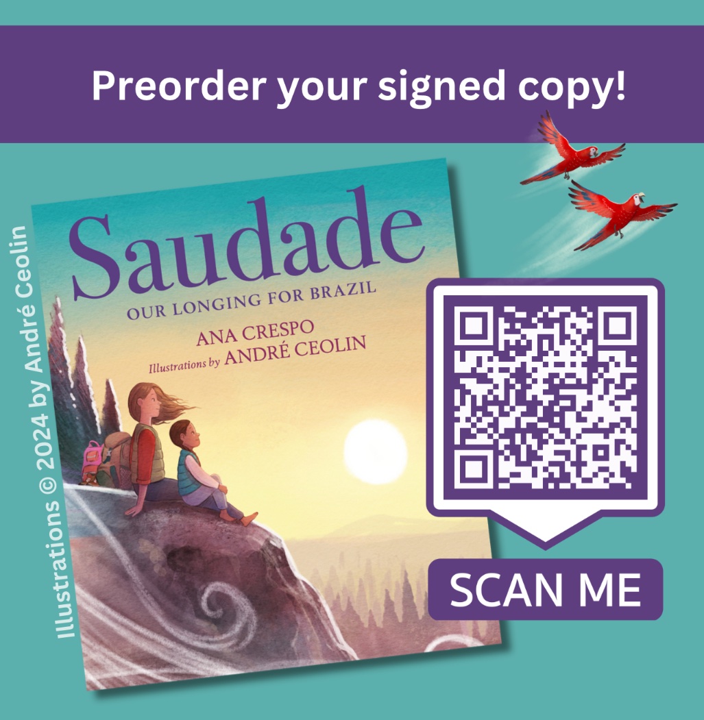 Hello, everyone! I am very happy to announce that I have partnered with the beautiful @SecondStarBooks to offer author-signed copies of #Saudade: Our Longing for #Brazil. You can already #preorder yours! secondstartotherightbooks.com/book/978082345… @HolidayHouseBks @EastWestLit #AndreCeolin