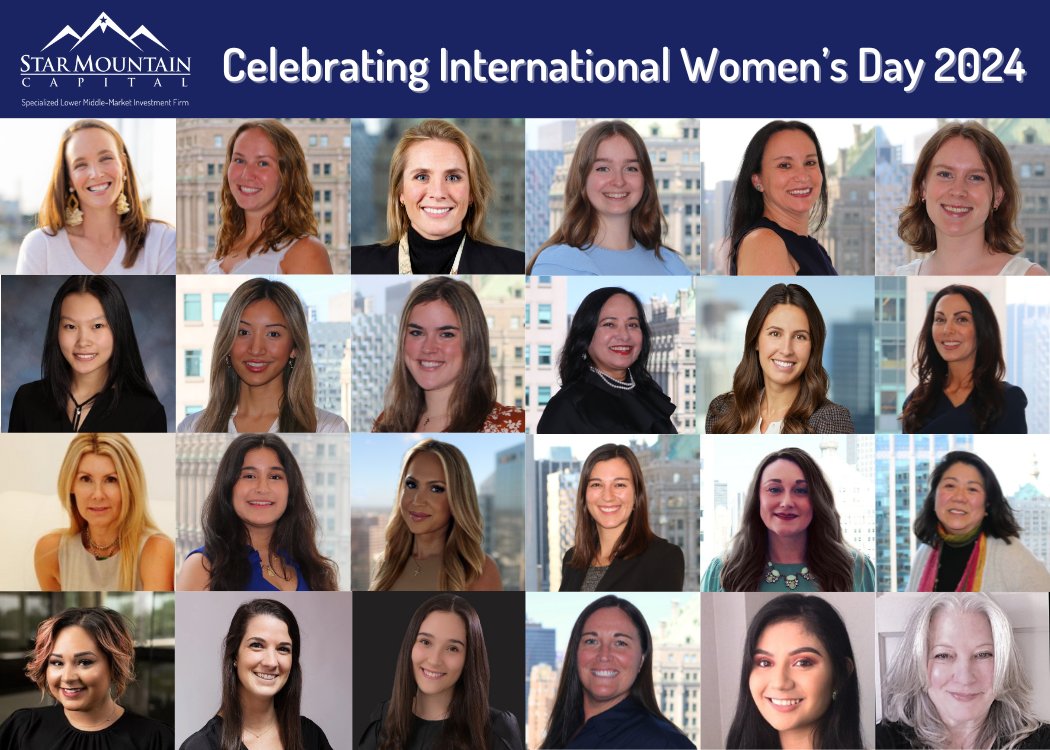 #StarMountainCapital is grateful for the talented, focused and dynamic team of women who are a vital part of the growth and success of the firm! We are proud to celebrate them today and every day. #InternationalWomensDay2024 #IWD2024 #SMC #LMM #FundManagers