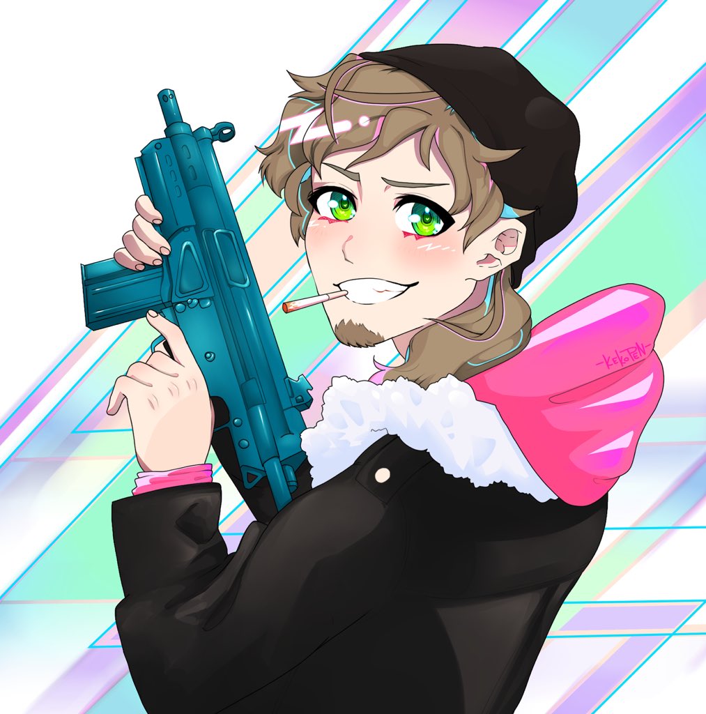 ThatOkwardMex's tweet photo. @KiraArius Honestly this is pretty cute pose😭….. also me when not ref sheet 😭😭 https://t.co/yXmj5DLaQ7