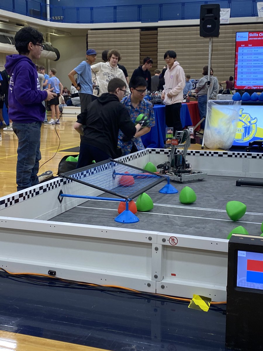 Welcome to day 1 of the Nebraska State Robotics Tournament in Omaha. Max, Nate, and David from 8151G are running the skills challenges today and will compete in head-to-head play tomorrow. <a href="/GIPublicSchools/">GIPS</a> <a href="/GISH_Islanders/">Grand Island Senior High</a> <a href="/GishActivities/">WearPurple...BeGold</a>
