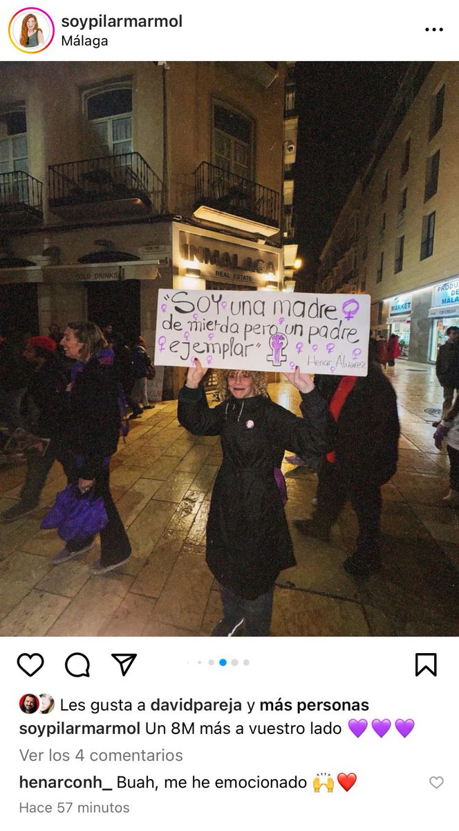 Una frase de Henar Álvarez para salir a la calle el #8M 💜💜💜