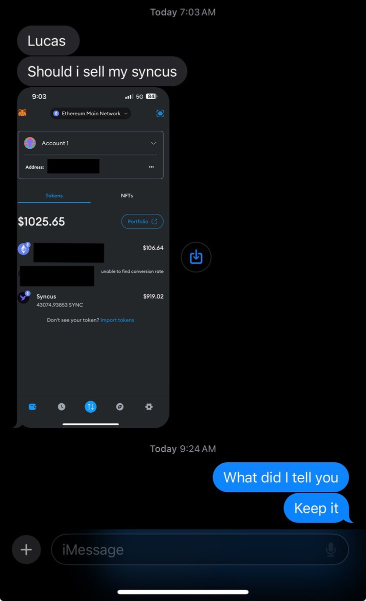 Blockchain_b0yy's tweet photo. got both my little brothers holding $SYNC

their first band in crypto https://t.co/m3bk30idke
