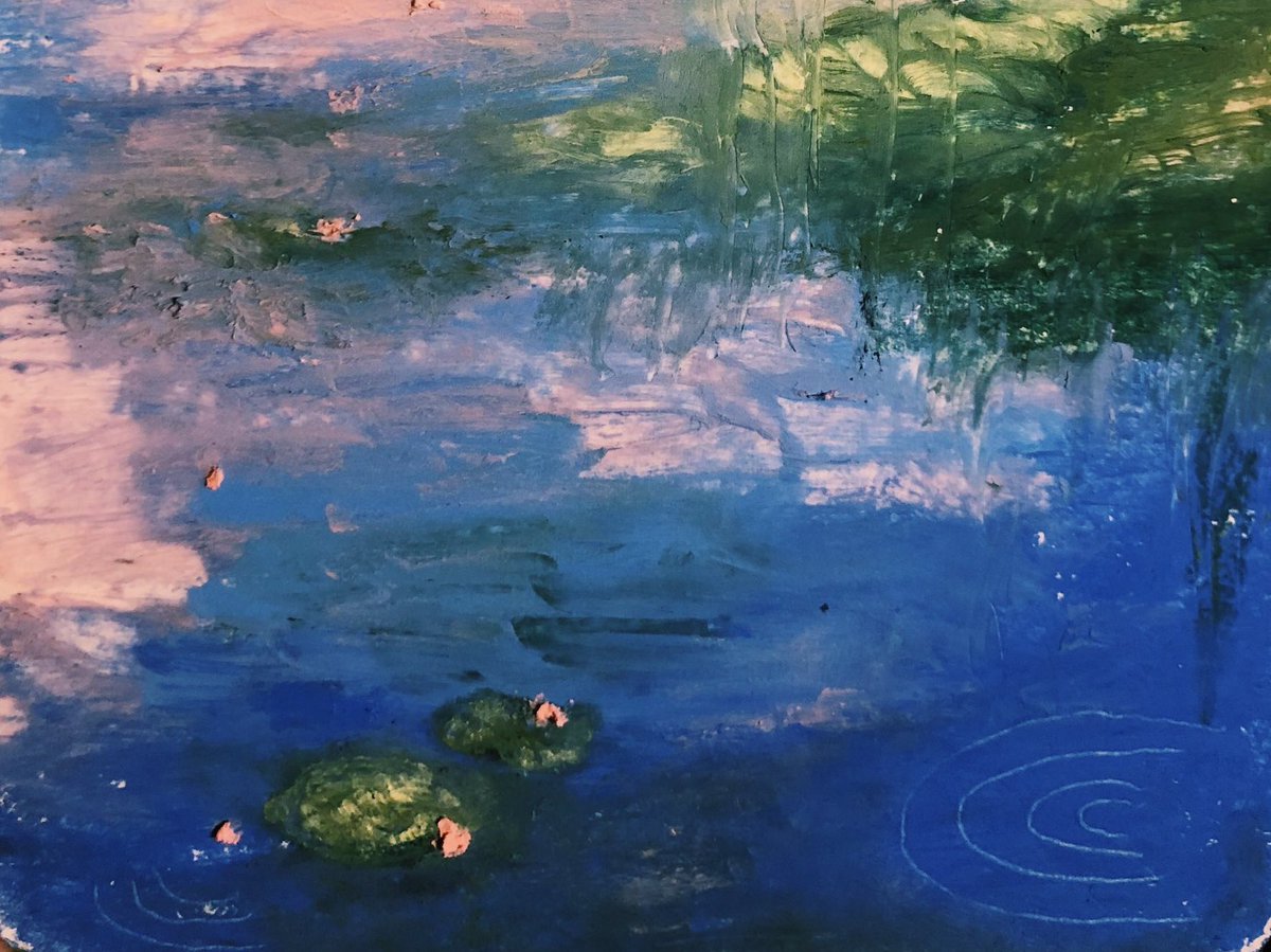 jaaysart's tweet photo. water lily studies in my style https://t.co/hEIXlbAuui
