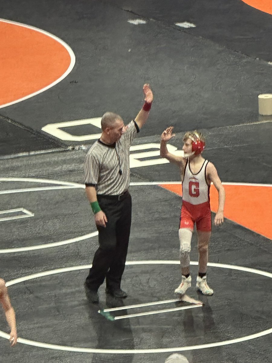 Cooper Clarke goes 2-0 to advance into the semi-finals at IESA 2A State Finals