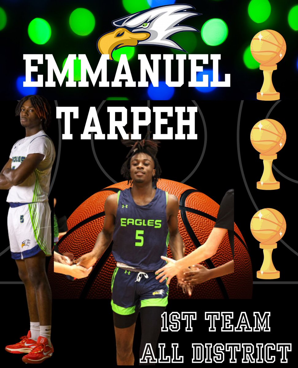 🚨🚨 Congratulations to @Tarpeh06 on being selected 1st Team 4-6A All District!